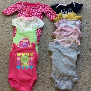 Bundle of Newborn baby girl clothes